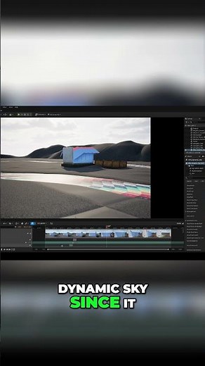 UE Sky Settings: From $4 Blueprint to Epic Skies! #shorts