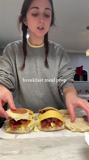 Easy Breakfast Sandwiches Meal Prep for the Week