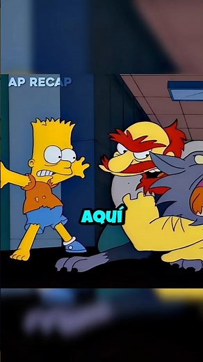 Bart failed his test on The Simpsons #thesimpsons