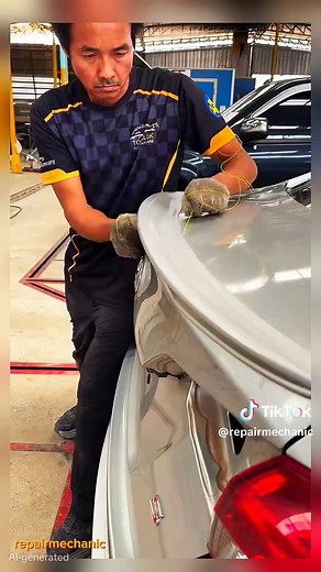 The rear spoiler is easy to remove and repaint.#factory #installation #bmw #mercedesbenz #creativity