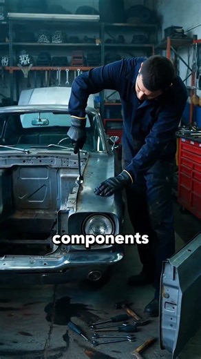 This Rusty Mustang Transformation is Unreal 😱 #restoration #beforeandafter #mustang