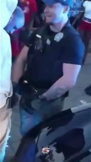 6 arrested after viral video shows North Charleston officer attacked during July 4 block party
