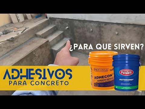 WHAT ARE CONCRETE ADHESIVES FOR //ADHECON - FESTER?