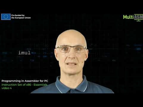MultiASM4x 7 Instruction Set of X86 - Essentials video 4 of 9