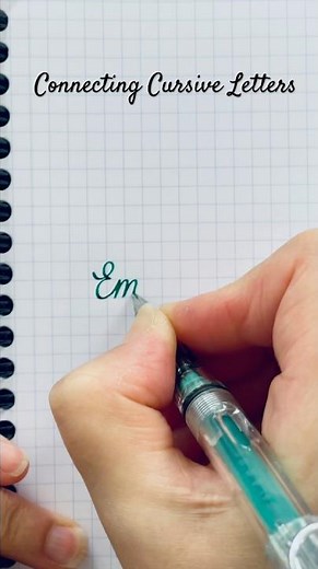 How to Connect Cursive Letters | cursive handwriting | handwriting practice | asmr | 2026