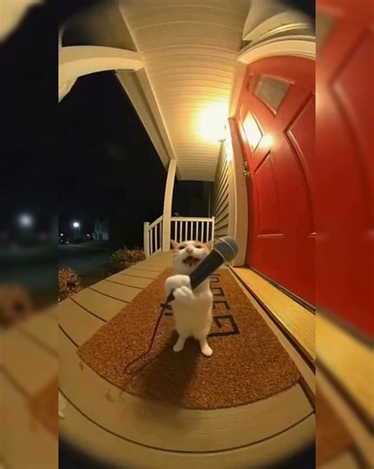 Cat Sings into the Mic 🎤🐱 #SORA #funny #cat #mic #reels | Sora Space