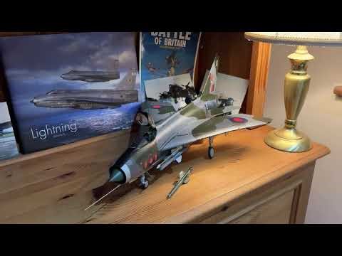 Completed 1/32 English Electric Lightning model.
