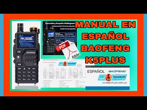 📻📒 Manual COMPLETO BAOFENG K5 Plus en ESPAÑOL ✅ ¡Guía paso a paso y sin errores!
