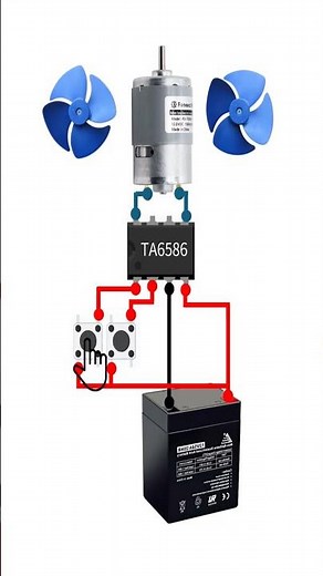 TA6586 Motor Driver IC Explained | Pinout, Working & Circuit Connection