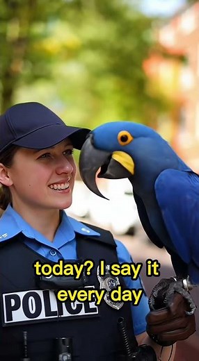 Hyacinth Macaw Flirts with Young Woman 😍🦜 | Hilarious Talking Parrot Moment! #shorts #short #parrot