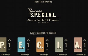 Plan Your ‘Fallout 76’ Character With “You Are S.P.E.C.I.A.L.”