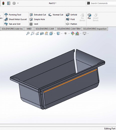 Sheet Metal⚙️ #solidworks #solidworks_design #sheet #metal #eng #designer #design #sheet_metal #mechanic #mechanical #mechaniclife #fyp #foryou #foryoupage #viral #viralvideo #video #viraltiktok #reels #instagram #likes #live #الشعب_الصيني_ماله_حل😂😂 #الاردن #الامارات #مصر #السعودية