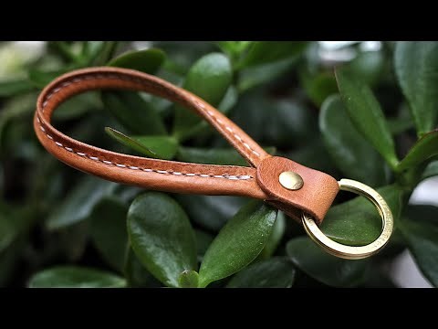 Make a Fancy Leather Keychain from Scraps