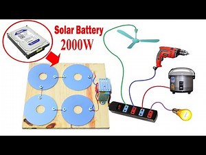 DIY Solar Battery Conversion for Broken Computer Easy and Cheap