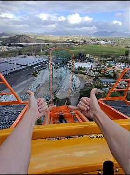 Goliath! Full ride POV at Six Flags Magic Mountain #sixflagsmagicmountain #goliath
