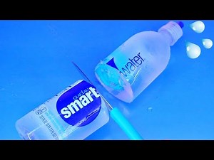 How to Make Real Drinking Water Bottle Pudding Jelly, Smart Water Gummy Recipe
