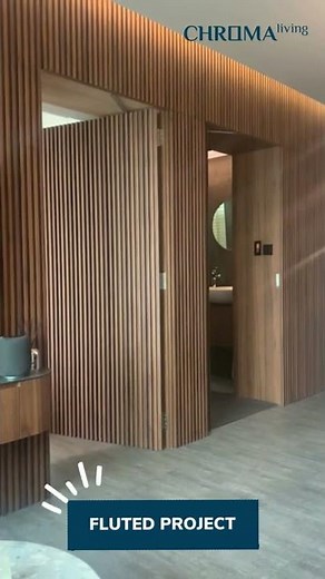 Fluted Panels (Hidden Doors)