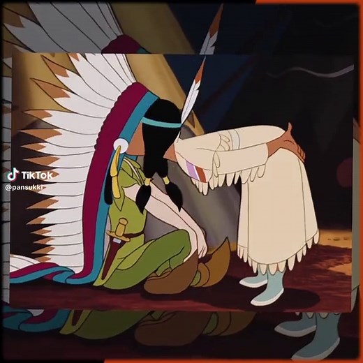 Tiger Lily Peter Pan 1953 Scene: Wendy Darling Gagged