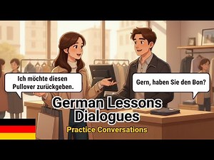 Everyday German for Shopping: 12 Simple Dialogues (A2–B1)
