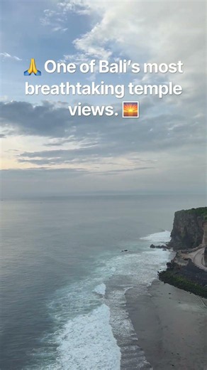 Bali’s Most Spectacular Temple ✨ Uluwatu Temple Cliff View