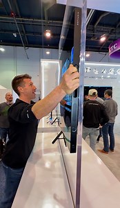 2.3M views · 10K reactions | Experience the freedom of placement with Displace TV! A truly wireless TV that mounts effortlessly without tools, offering ultimate flexibility. #TV #WirelessTV #HomeEntertainment #HomeTheater #Innovation | Gadget Glimpse | Facebook