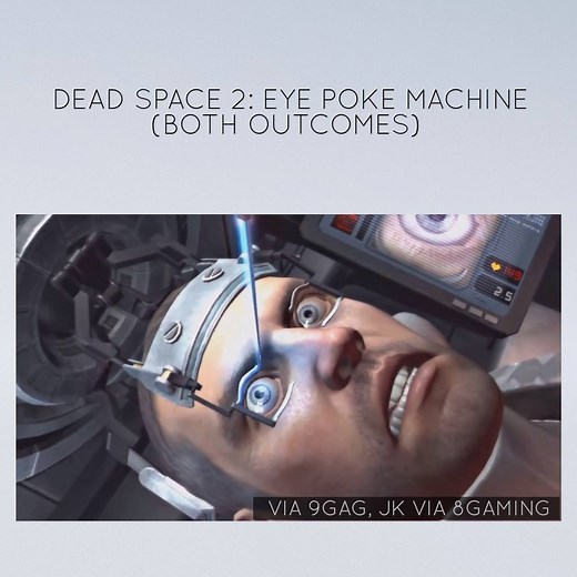 Dead Space 2: Eye Poke Machine (Both Outcomes) | TheGamer