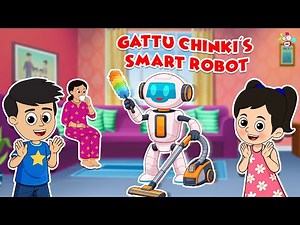 Gattu Chinki’s Smart Robot | Science Exhibition | Moral Stories | English Animated | English Cartoon