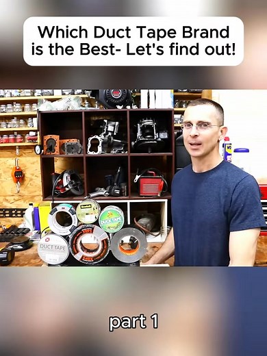 Which Duct Tape Brand is the Best- Let's find out! - part 1 #usa #fyp #tape | project farm usa