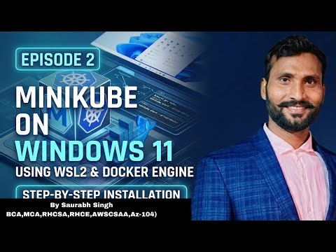 How to Install Minikube on Windows 11 using WSL2 and Docker Desktop Engine Step by Step | Ep-2