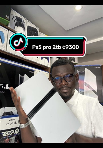 1. Ps5 Pro 2tb ¢9300 2. Dual sense wireless controller ¢1000 3. Charging dock ¢800 📍 Location: Madina-Ecobank 📲 DM or Call: 0249556877 #ps5pro #ps5 #ps5console #ps5controller #ps5slim