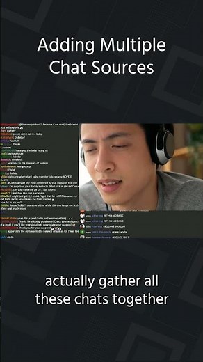 Add Multiple Twitch, YouTube and Facebook Live Stream Chat Sources #Shorts