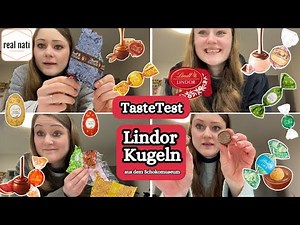 XXL LINDOR KUGEL 🍫 Taste Test 😍 Lindt Schokolade probieren 😋