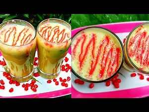 Special welcome Drink-Easy Custard Drink-Easy Recipe #custardDrink ‪@haseenaskitchen1992‬