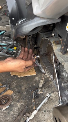 Mio sporty pulley nut retread👏🏻👍✌️ | Poypits Vlog