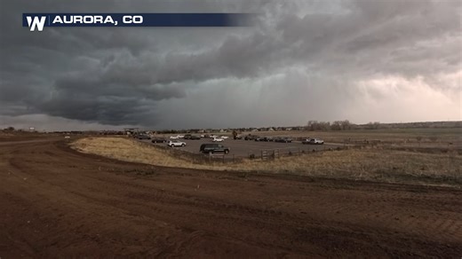 Check out this amazing time-lapse of the strong storm that hit Aurora, CO on Saturday, bringing along an unexpected guest—hail! 🌩️❄️ | WeatherNation