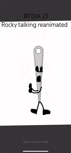 BFDIA 23 rocky talking reanimated. #bfdia23