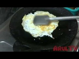How to make egg omelet/Omelette in tamil !