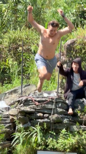 Vietnam’s Wild Waterfall Paradise#cliffjumping #waterfall #nature