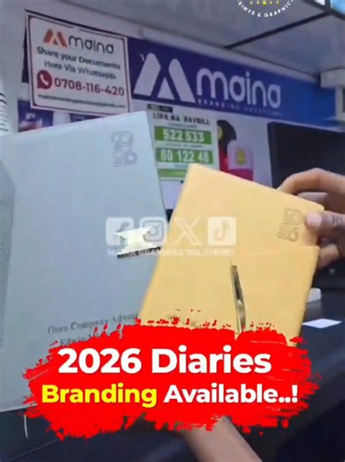 *Need personalized notebooks or diaries? ✅📖 Message us now 💬 #notebooks #diaries #brandingdesign #explorepage #kenyantiktok🇰🇪