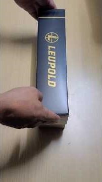Leupold VX 3HD 3.5-10x40 CDS-ZL Scope unboxing