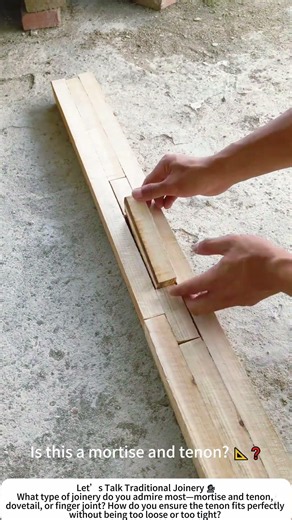 Traditional Mortise and Tenon Joinery – Where Wood Meets Wood Without Nails 🔗