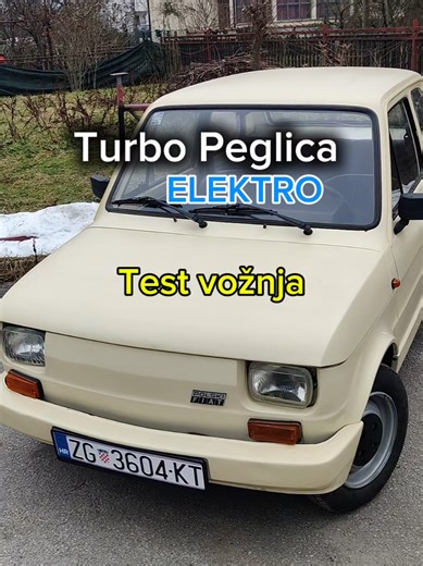 Turbo Peglica - Fiat 126p Electric - Test vožnja Kontaktirajte nas za cijene. #fiat126p #fiat500 #classiccars #evconversion #italy