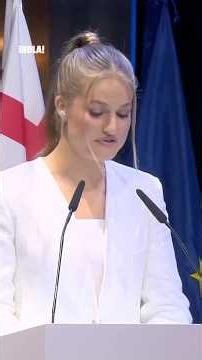 Leonor moves the audience with her speech at the Princess of Girona Awards: “My role models aren'...