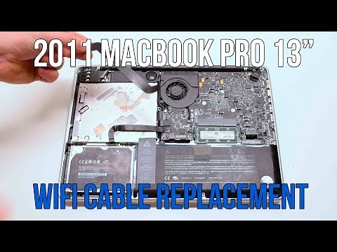 2011 Macbook Pro 13" A1278 WiFi and Bluetooth Cable Replacement
