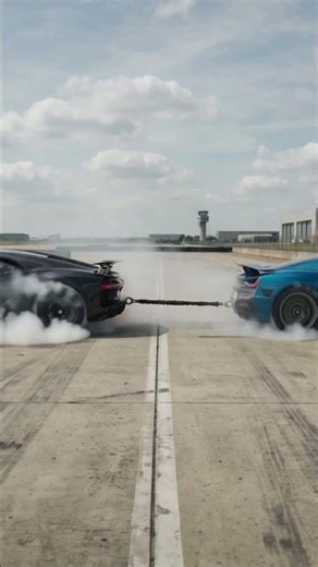 Bugatti Chiron Super Sport vs Rimac Nevera R | Ultimate Supercar Tug of War! 🏎️⚡