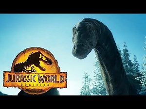 Jurassic World Dominion Official Clip #3 | Apatosaurus in snow!