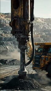 Giant Mining Drill in Action! 🤯 The Heart of the Quarry