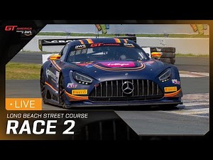 LIVE | Race 2 | Long Beach Grand Prix | GT America powered by AWS 2025