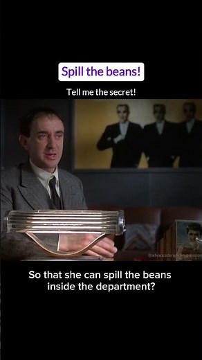 Spill the Beans! – Meaning & How to Use It in English #SpillTheBeans #EnglishIdioms #LearnEnglish