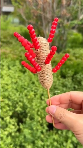 Amazing DIY Bead Art | Satisfying Craft Idea 😍✨ | Creative Rope & Bead Craft | Easy DIY Decoration!